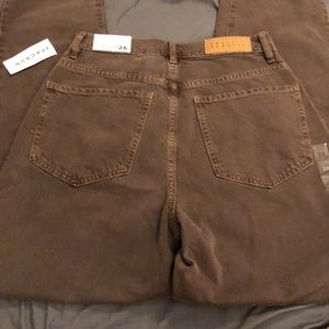 NWT! PacSun brown vintage dad jeans